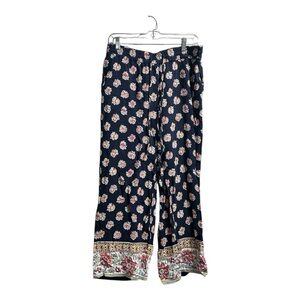 Loft boho pants with floral design